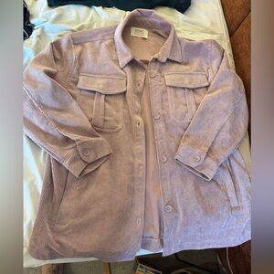 Marshalls Lilac Corduroy Utility Jacket